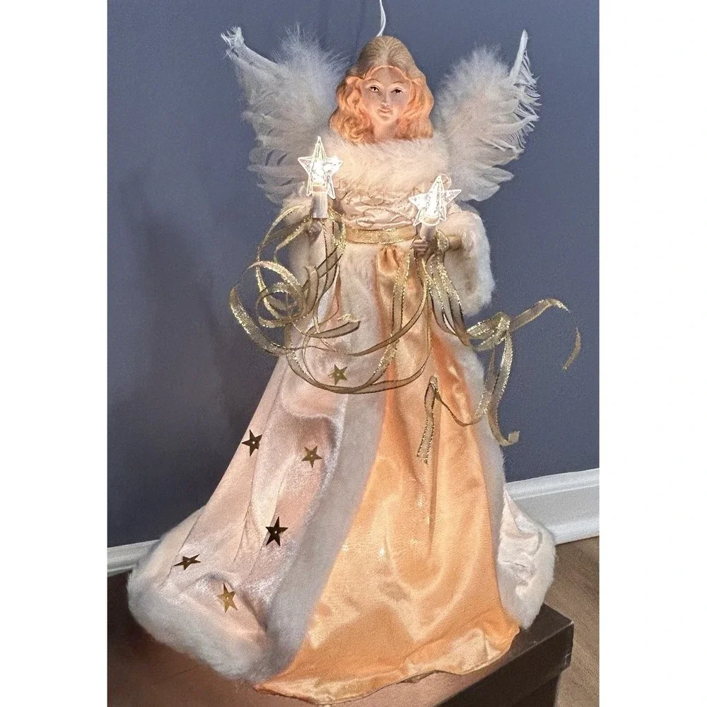 Kurt Adler Angel Christmas Tree Topper 12